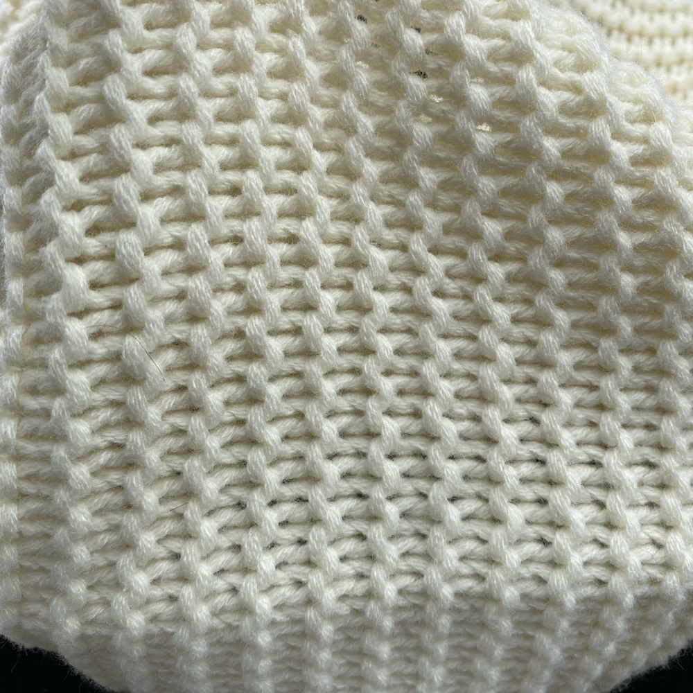 Ivory Knit Infinity Scarf - Picture 3 of 4